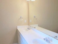 Master bath double sink